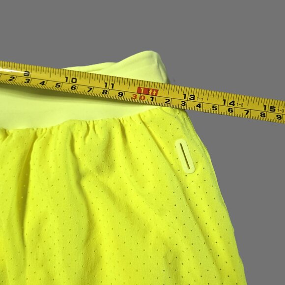 Lululemon Sz Small Women Neon Hotty Hot Low Rise Lined 4" Shorts - Picture 4 of 6